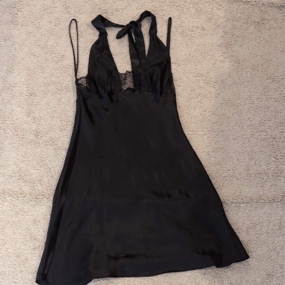 Elegant Black Lace Slip